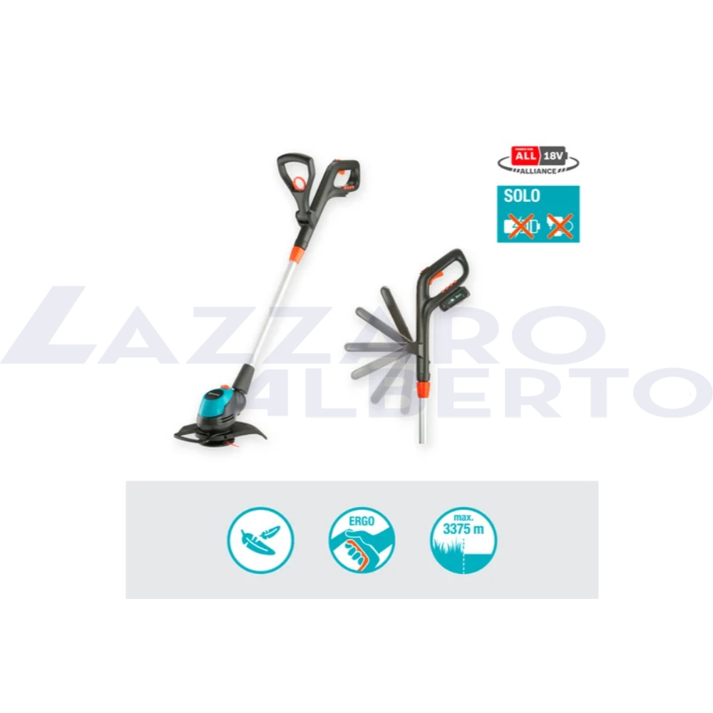 Trimmer decespugliatore tagliabordi a batteria EasyCut 23/18V P4A solo corpo macchina