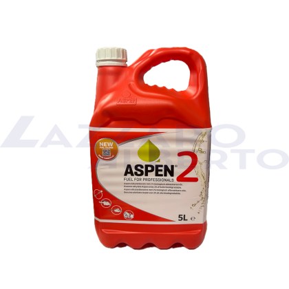 Miscela alchilata rossa Aspen 2T per motori 2 tempi - 5 Lt miscela già pronta
Ultimo modello con miscela rossa